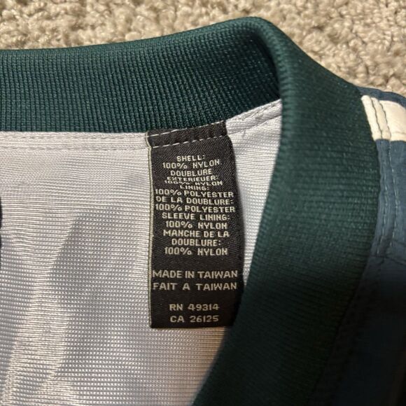 Vintage Michigan State Spartans Windbreaker Pullover Men’s XL Green Embroidered - Picture 4 of 7